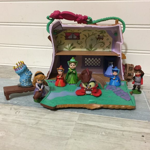 Disney Toys Disney Animators Littles Aurora Cottage Play Set